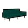 In House Shahrzad 2 In 1 Sofabed Velvet Upholstered - Dark Green
