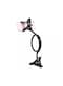 Generic Lazy Bracket Mobile Phone&nbsp;Stand With Holder Clip Black