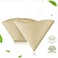4 Box-100-Piece Unbleached Coffee Filter Paper Beige 16.3cm