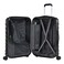 Eminent Hard Case Travel Bag Medium Luggage Trolley TPO Lightweight Suitcase 4 Quiet Double Spinner Wheels with TSA Lock KK30 Black