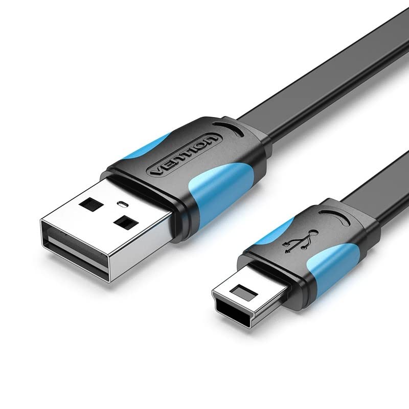 Buy Flat USB 20 A to Mini USB Cable Nickel-plated steel for Cellular ...