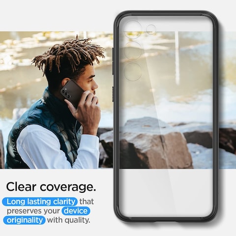 Spigen Ultra Hybrid designed for Samsung Galaxy S23 PLUS case cover (2023) - Matte Black