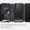 Spigen Rugged Armor designed for Samsung Galaxy S23 case cover (2023) - Matte Black