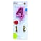 Italo Number 4 Cake Topper NAX-1714 Pink