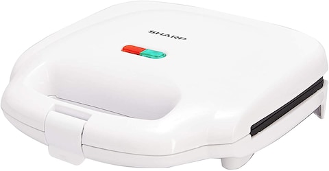 Sharp 2 Slice 700W Non Stick Sandwich Maker Kz-Su11-W3 White