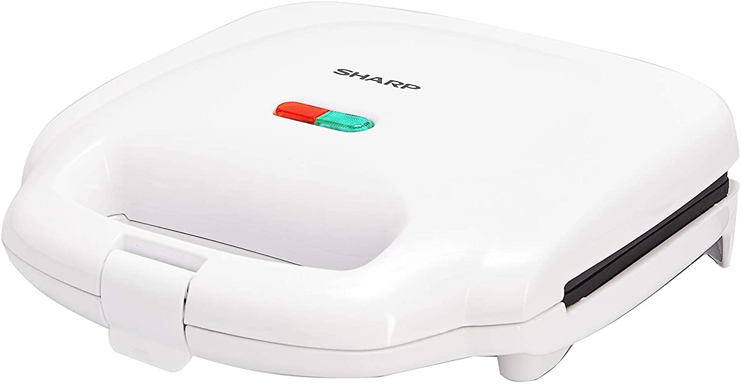 Sharp 2 Slice 700W Non Stick Sandwich Maker Kz-Su11-W3 White