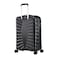 Eminent Hard Case Travel Bag Large Luggage Trolley TPO Lightweight Suitcase 4 Quiet Double Spinner Wheels with TSA Lock KK30 Black