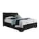 In House Blven Velvet Bed Frame - Queen - 200x160 cm - Black