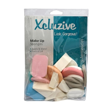 Xcluzive Make-Up Sponges Multicolour 24 PCS