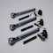DOMEA Rechargeable LED Flash Light - Set Of 3, Maximum Distance Range, Fluorescent Silicon Strip, Three Separate Chargers, Ideal For Camping, Hiking, Biking &amp; Outdoor Activities