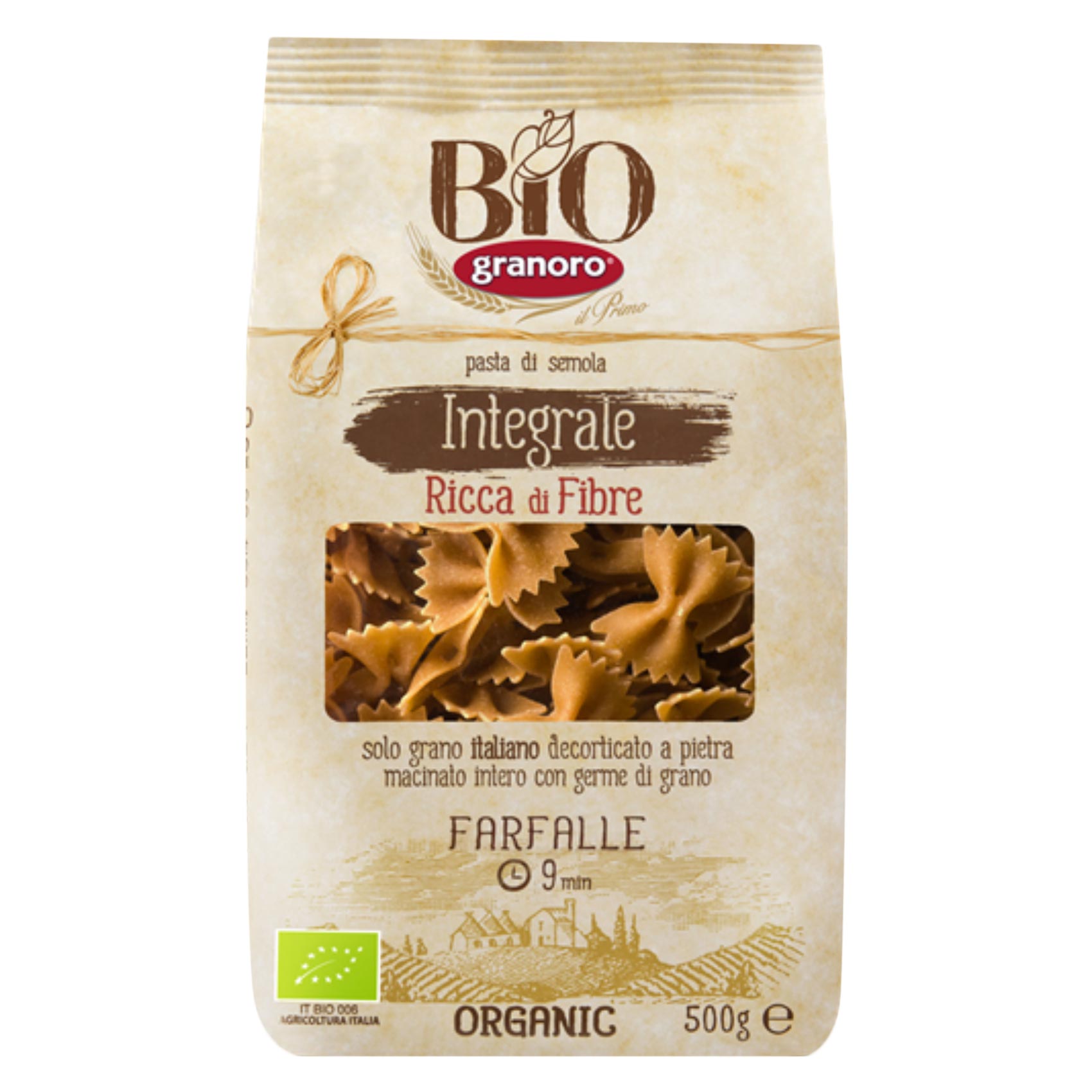 GORO NO198 W/WHEAT FARFALLE 500G