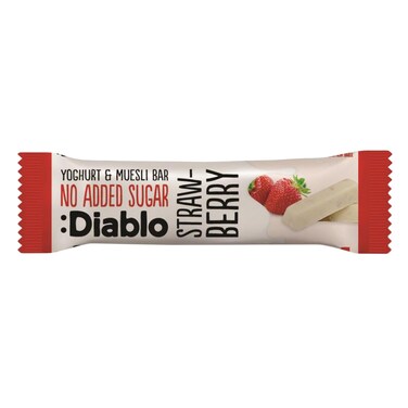 Diablo Strawberry Yoghurt And Muesli Bar 30g