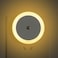 Easylife LED Wall Night Round Light (Plug-In), Smart Dusk To Dawn Sensor, Automatic Night Lights, Suitable For Bedroom, Bathroom, Toilet, Stairs, Kitchen And Hallway-Uk Plug
