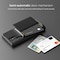 VRS Design Damda Glide Pro designed for Samsung Galaxy S22 ULTRA case cover (2022) wallet [Semi Automatic] slider Credit card holder Slot [3-4 cards] - Black Groove
