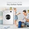 AFRA Fully Automatic Front Load Washing Machine 7KG, 1200 RPM, 15 Programs, White, LED Display, G-MARK, ESMA, ROHS, And CB Certified, 2 Years Warranty