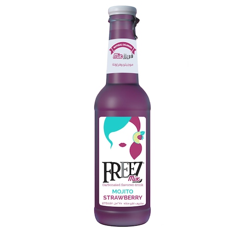 Freez Mix Carbonated Flavoured Mojito Strawberry Drink 275ml