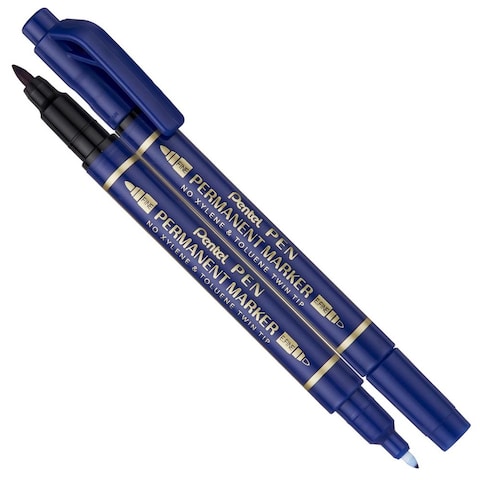 Pentel Twin Marker Blue