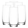  Lav Glass Cup Adora 390CC 6 Pieces 