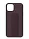 Zolo Finger Grip Holder and standing cover with Car Magnetic Multi-function Shockproof Protective Case Cover For iphone 14 Max Brown
