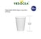 Yesocea [50 Sets] Disposable Coffee Cups With Lids And Sleeves - 12 Oz. White Hot Paper Cup