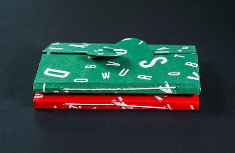 Mini Set of 2 Recycled Jute Notebooks