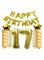 Generic 40-Piece 17th Happy Birthday Letter Party Balloon Set