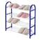 Generic-4-Tier Shoe Rack Shoes Tower Storage Organizer Shelf Cabinet for Home &amp; Office Easy to Assemble Blue