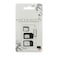 FOCUS - 3 in 1 (Nano to Micro SIM + Micro to Standard SIM + Nano to Standard SIM) Adapter for Smartphones.