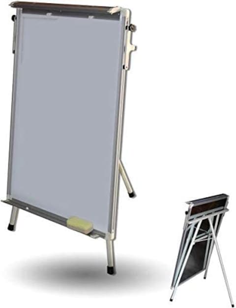 Generic Height Adjustable White Magnetic Board With Stand-70cm X 100cm