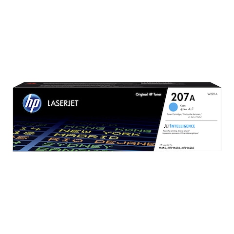 HP 207A Cyan Original LaserJet Toner Cartridge