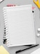 Lowha Spiral Notebook With 60 Sheets And Hard Paper Covers With Back To The S Design, For Jotting Notes And Reminders, For Work, University, School