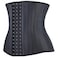Aiwanto - 1 Pc Womens Waist Trainer Underbust 25 Steel Boned Sports Fitness Workout Hourglass Body Shaper Weight Loss, YA1210-Black-New- S
