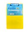 MASCO A4 Size Premium 2mm Thickness Clip Board with Metal Clip Assorted, Yellow