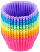 INSIYA 12 PCS Silicone Baking Cups, Reusable Muffin Cup Liners, Baking Cups Stand Alone Cupcake Holder, Nonstick Quick Release Cup Cake Molds for Parties