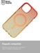 BodyGuardz Ace Pro Ombre designed for iPhone 15 case cover with 18 feet Drop Protection compatible with MagSafe with Lanyard - Peach Sorbet