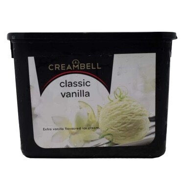 Creambell Classic Vanilla Tub Ice Cream 4l