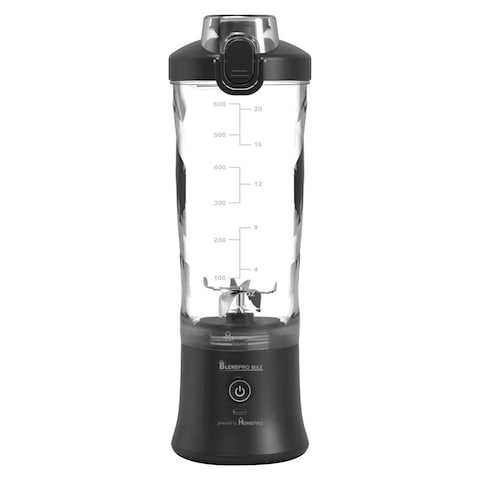 Home Pro Blendpro Max 6 Blades Portable Blender Black 600ml