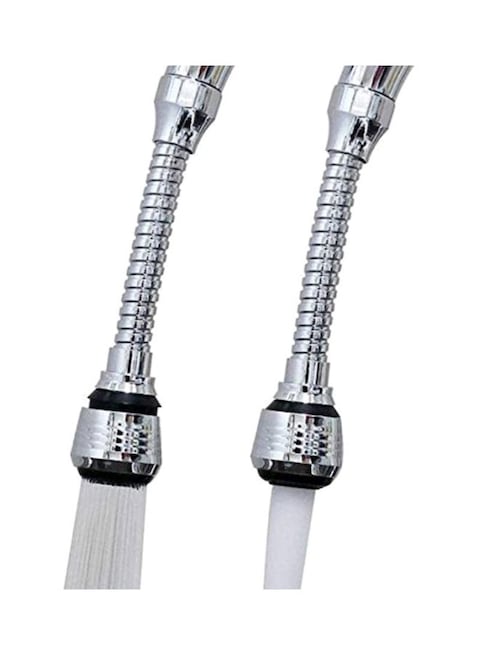 Turbo Flex - Flexible Faucet Sprayer Silver/Black
