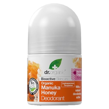 دكتور أورغانيك مزيل العرق ببكرة دوارة بعسل مانوكا 50 ملل