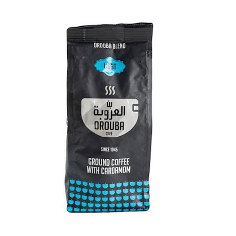 Buy Orouba Light Ground Coffee with Cardamom - 200 gram in Egypt