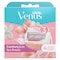 Gillette Venus Comfortglide Spa Breeze WoMen&#39;s Razor Blade Refills Pink 4 PCS