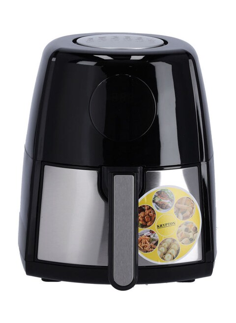 Krypton 1500W Digital Air Fryer 3.5L With Hot Air Circulation Technology KNAF6227 Silver/Black