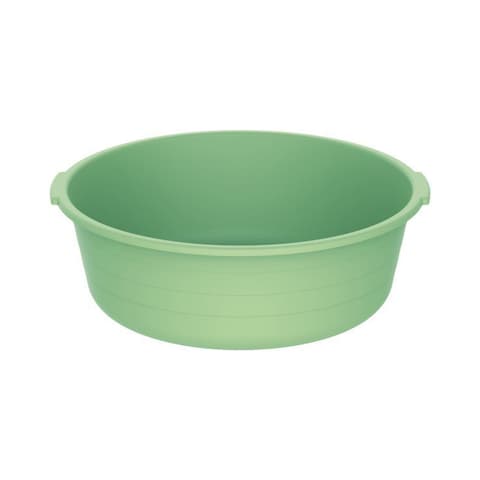 Buy Cosmoplast Basin Tub Light Green 16-inch in UAE