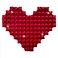 HEART SHAPE FOIL BALLOON - RED