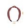 Aiwanto Hair Band Head Band Knotted Hair Band Beautiful Fashion Hair Accessories Gift For Girls Womens (Red)