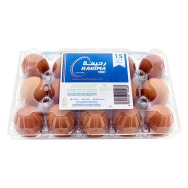 Rahima Fresh Eggs Brown &times; 15 Pieces