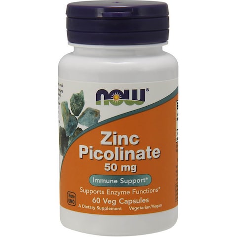 Now Zinc Picolinate 50mg 60 Capsules