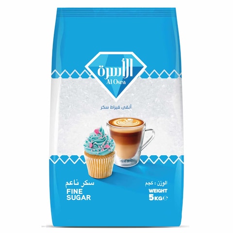 Buy Al Osra Fine White Sugar 5kg in UAE