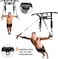YALLA HomeGym Heavy Duty Pull Up Bar, Multi Grip Wall Mounted Pull Up Bar, Chin-Up Station