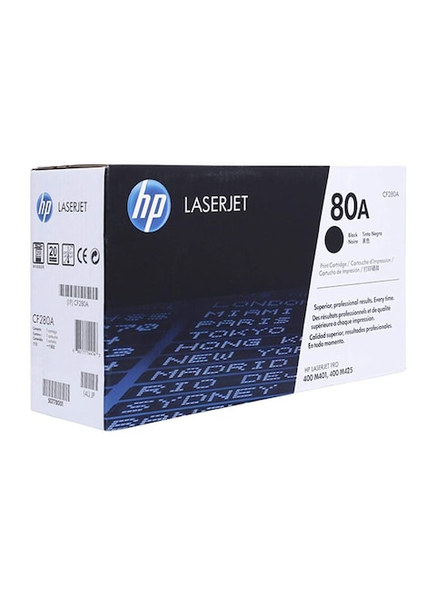 hp 80A Original LaserJet Toner Cartridge Black